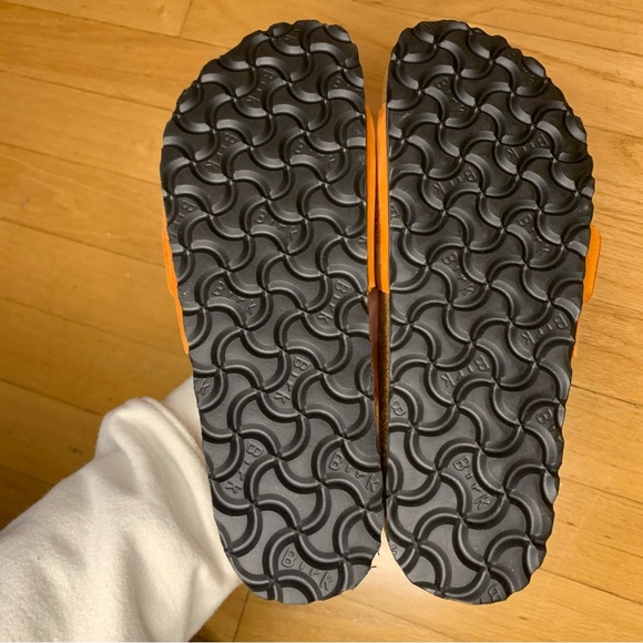 Birkenstock Madrid Big Buckle Oiled Leather Sandals in Burnt Orange - Size 37 - Picture 9 of 10